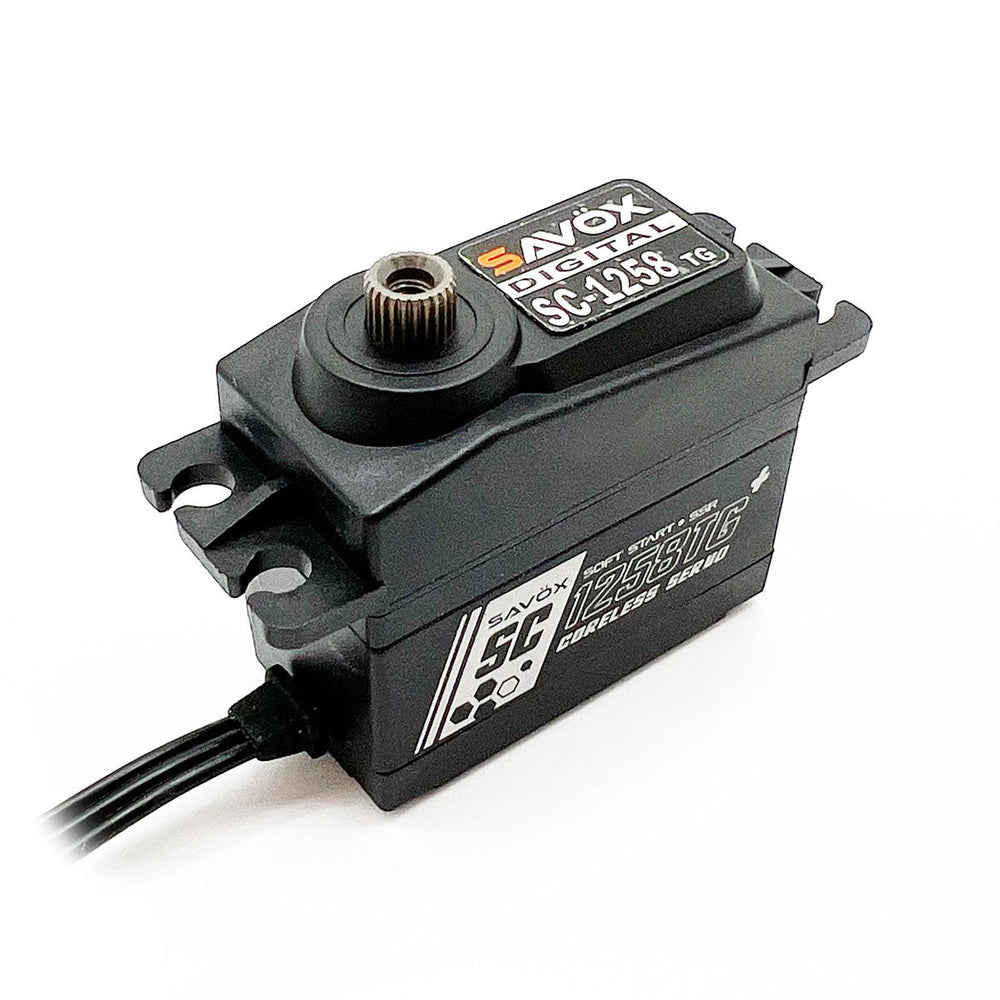 Savox SC1258TGP-BE Black Edition Titanium-Gear Coreless Servo - Premium Performance