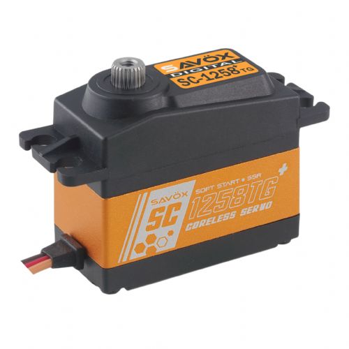 Savox SC1258TGP Plus Titanium-Gear Coreless Digital Servo - 12-Bit Resolution