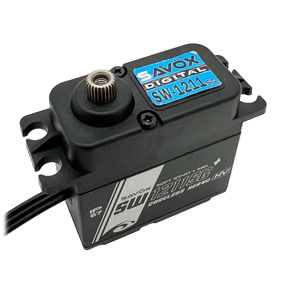 Savox 1/10 Waterproof High Voltage Standard Size Digital Servo SAVSW1211SGPBE (ONLINE ORDER ONLY)