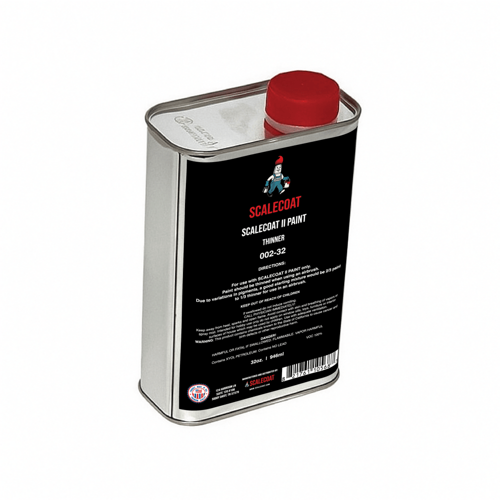 Scalecoat II Thinner 32oz Bottle | 002-32 (ONLINE ORDER ONLY)