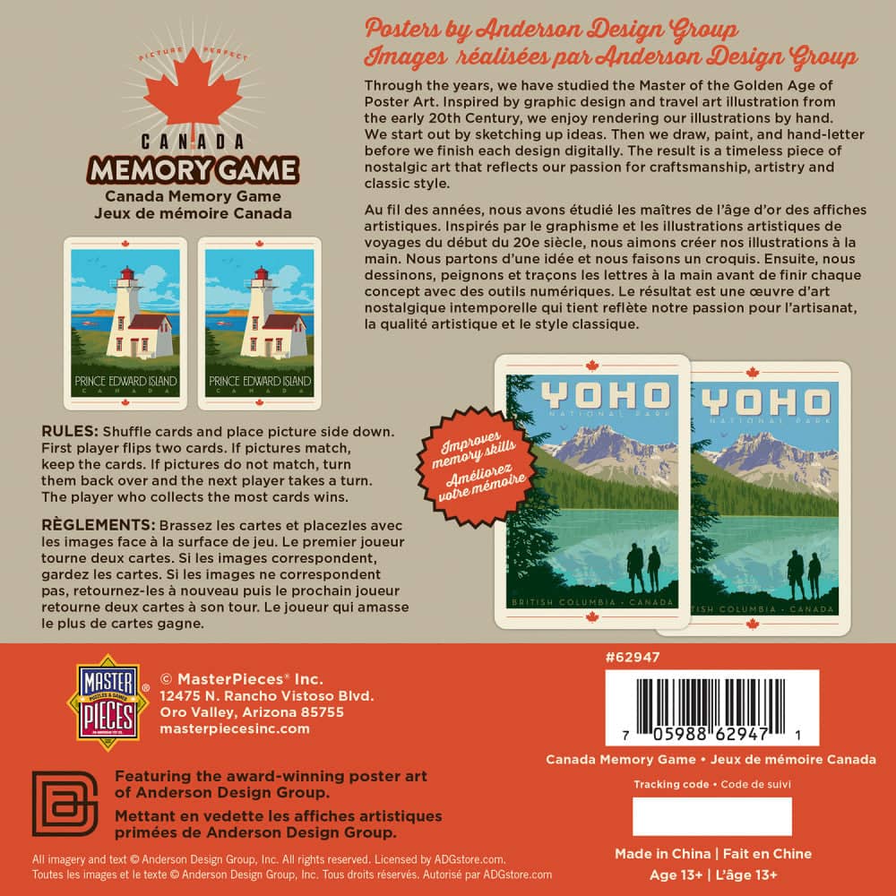Canada Memory Game