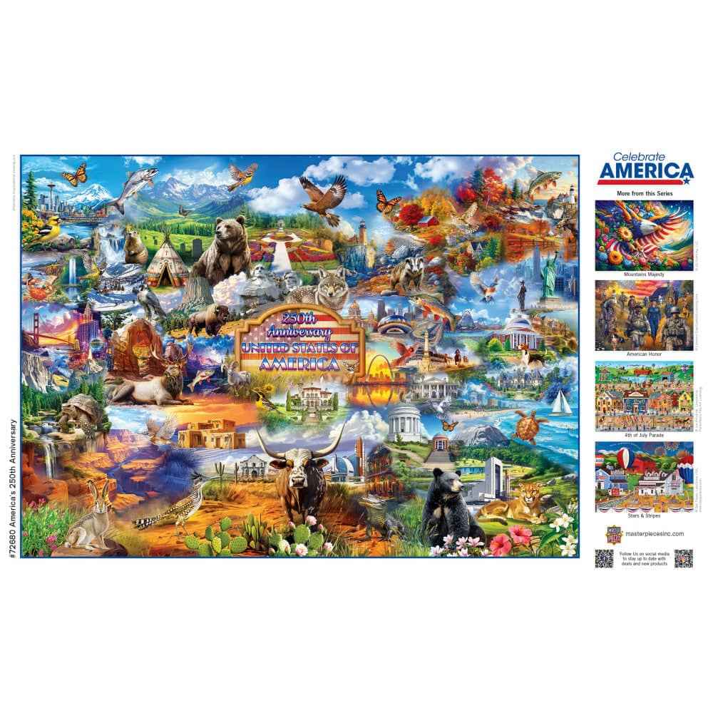 Celebrate America - America's 250th Anniversary 1000 Piece Jigsaw Puzzle