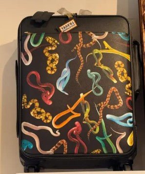 Seletti Toiletpaper Travel Trolley Snakes Suitcase (Online Order Only)