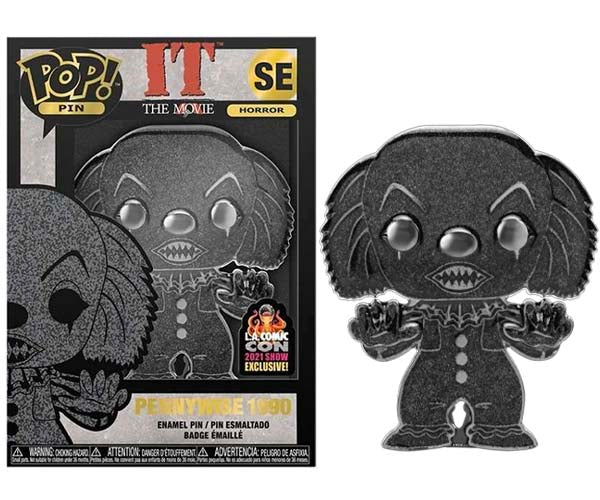 Pop! Pins Pennywise 1990 (Black) SE- 2021 LACC Exclusive (Online Order Only)