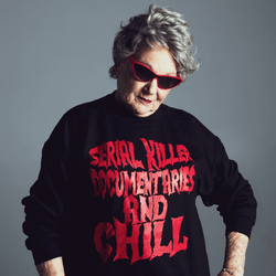 Serial Killer Documentaries' Sweatshirt (ONLINE ORDER ONLY)