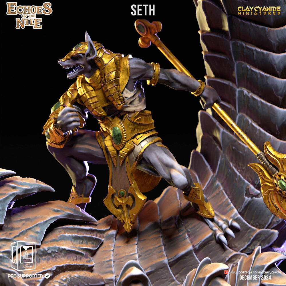 3D Printed Clay Cyanide Seth Giant Scorpion 28 32 mm D&D (Online Only)