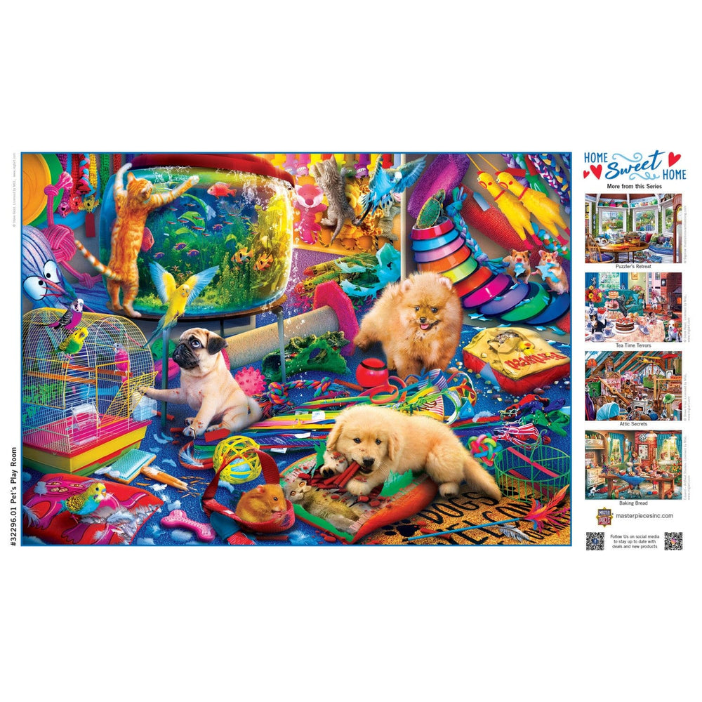 Home Sweet Home - Pet's Play Room 500 Piece Jigsaw Puzzle (ONLINE ORDER ONLY)