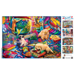 Home Sweet Home - Pet's Play Room 500 Piece Jigsaw Puzzle (ONLINE ORDER ONLY)