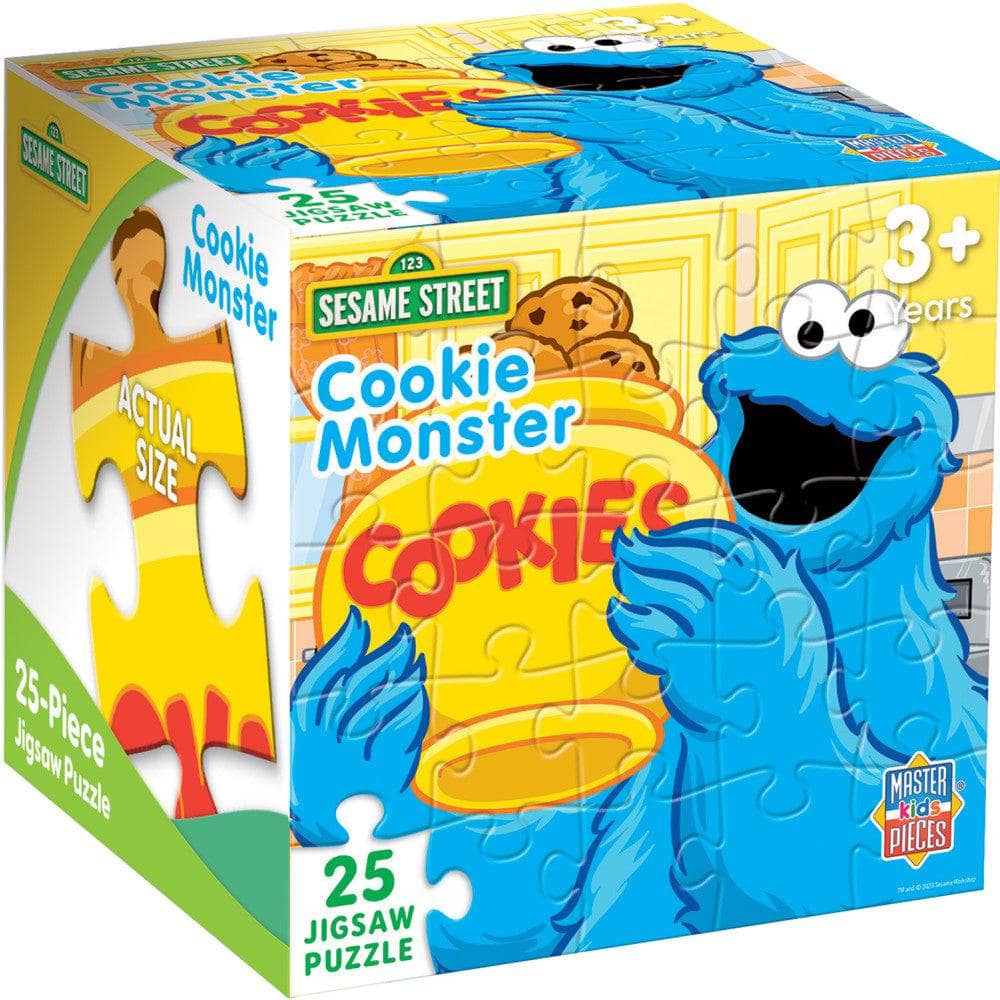 Sesame Street - Cookie Monster 25 Piece Jigsaw Puzzle (ONLINE ORDER ONLY)
