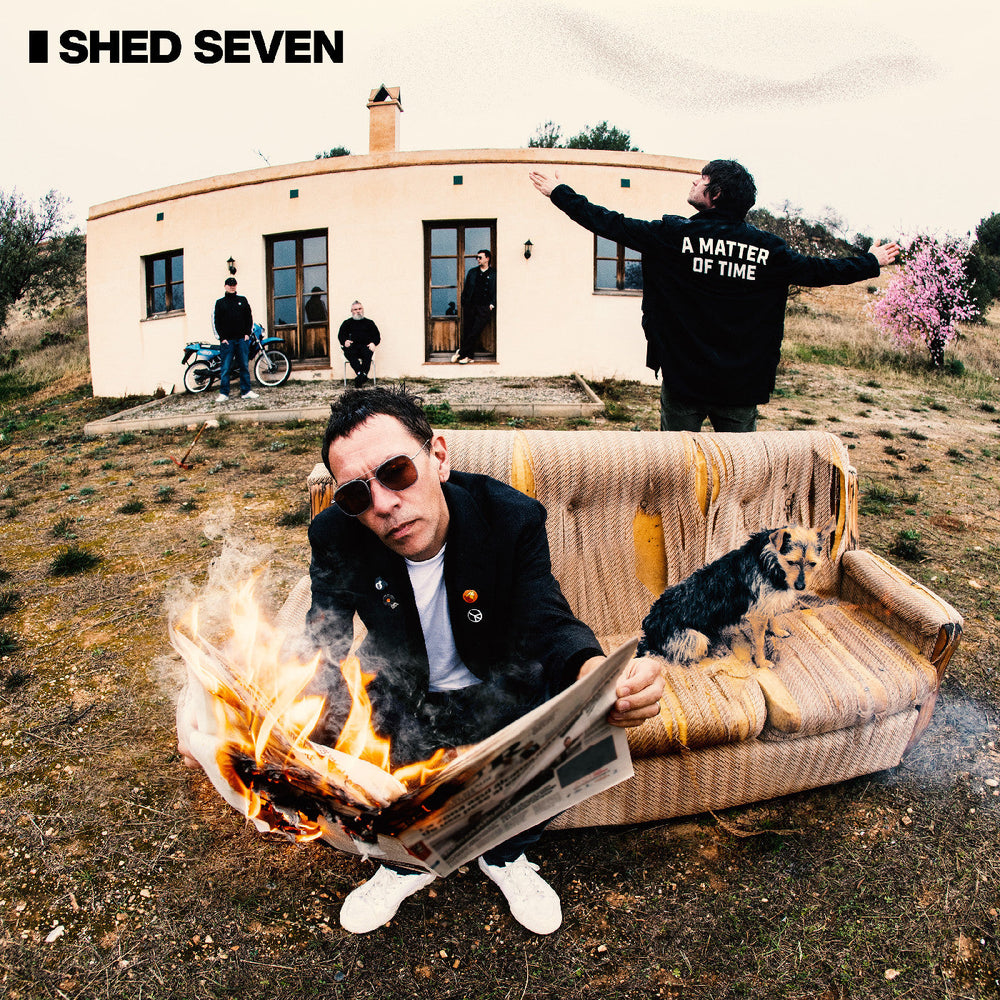 PRE-ORDER Shed Seven - A Matter Of Time [Black/Red Marble Vinyl] [Vinyl] (ONLINE ORDER ONLY)
