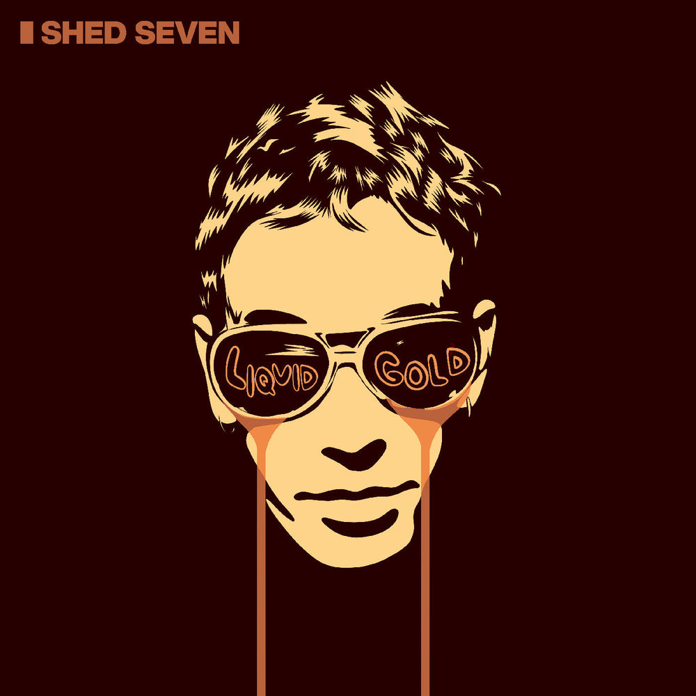 PRE-ORDER Shed Seven - Liquid Gold [Red/Black Marble Vinyl] [Vinyl] (ONLINE ORDER ONLY)