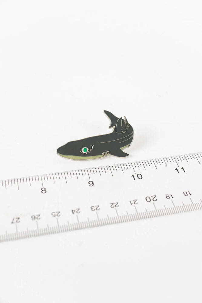 Longnose Spurdog Enamel Pin (Squalus mitsukurii)