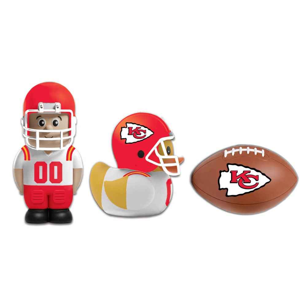 Bathletes - Kansas City Chiefs NFL Bath Toys