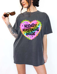 Silently Screaming Inside Tee (ONLINE ORDER ONLY)