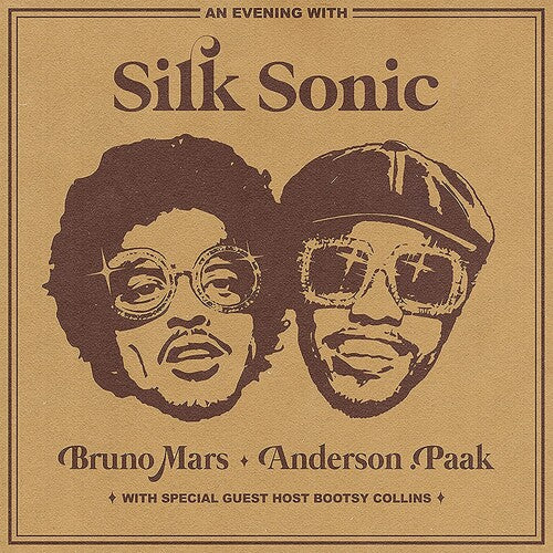Silk Sonic (Bruno Mars + Anderson .Paak) - Evening With Silk Sonic (Limited Edition, Brown & White Splatter Colored Vinyl) [Import] [Vinyl]