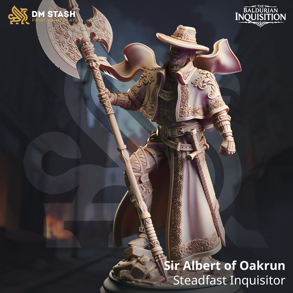 Sir Albert of Oakrun, Steadfast Inquisitor (Male Human Fighter) (Online Order Only)