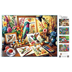 Audubon - Jeweled Grace 300 Piece EZ Grip Jigsaw Puzzle