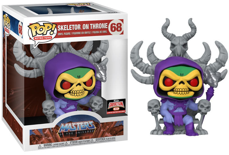 Skeletor on Throne (Retro Toys, Masters of the Universe, Deluxe) 68 - 2021 Target Con Exclusive (Online Order Only)