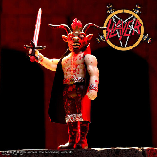 Super7 - Slayer - ReAction Figures - Minotaur (Reign In Blood) (Exclusive) (AE Exclusive, Collectible, Figure, Action Figure) [Action Figure] (Online Order Only) (ONLINE ORDER ONLY)