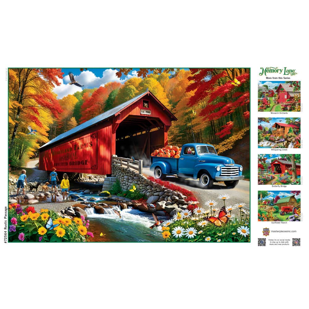 Memory Lane - Rustic Passage 1000 Piece Jigsaw Puzzle