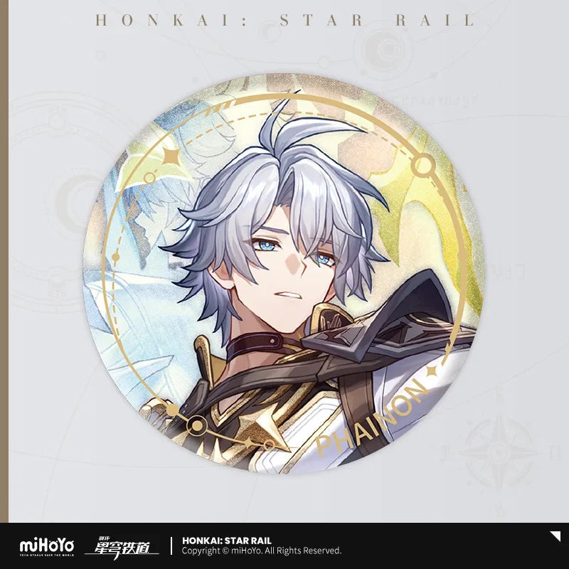 The Destruction Character Warp Artwork Tinplate Badge (ONLINE ORDER ONLY)