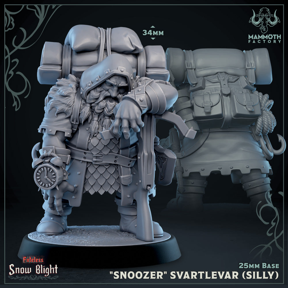 "Snoozer" Svartlevari, Stoutmaster (Male Dwarf Fighter) (Online Order Only)