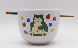 Snorlax with Berries (Pokemon) 5" Ceramic Bowl with Chopsticks (ONLINE ORDER ONLY)