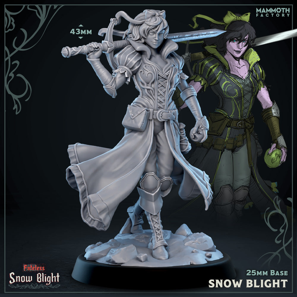 Snow Blight (Female Undead Human Fighter) (Online Only)