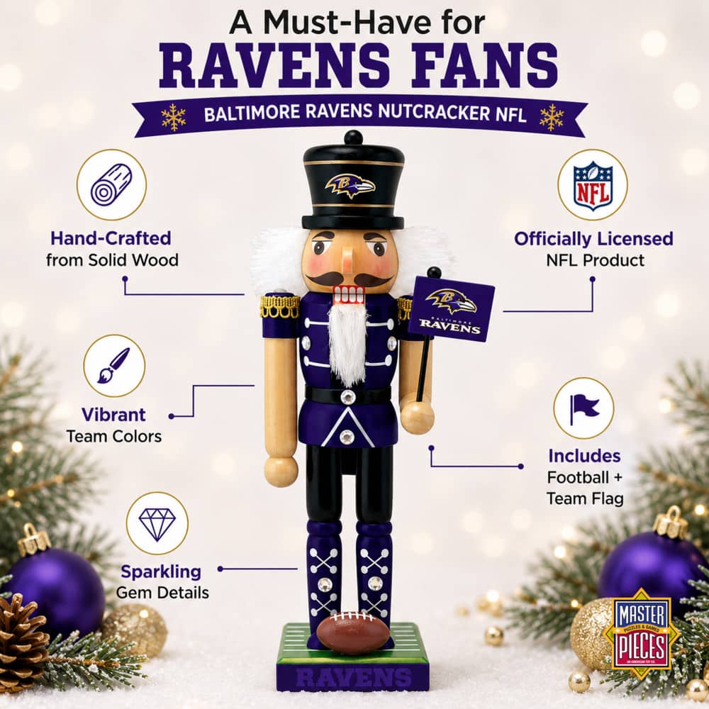 Baltimore Ravens - Collectible Nutcracker