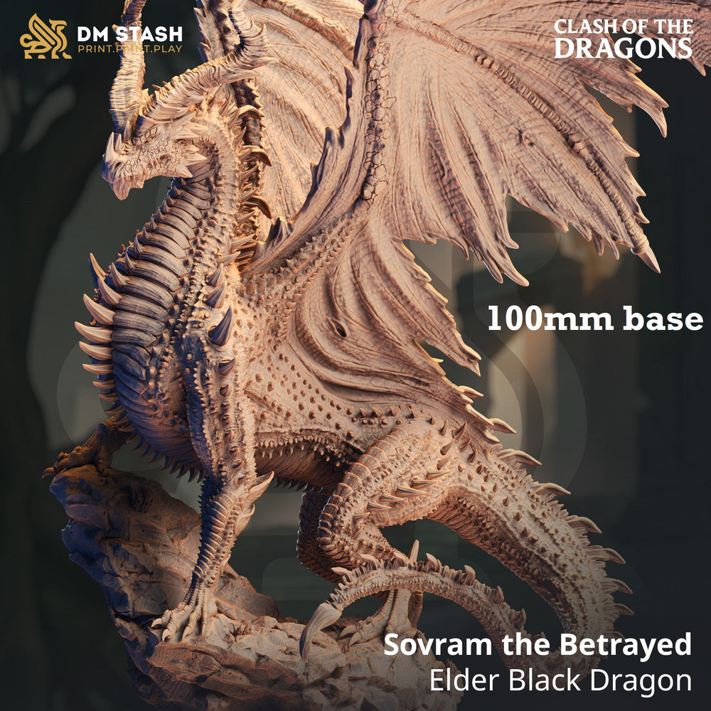 Sovram the Betrayed (Elder Black Dragon) (Online Order Only)