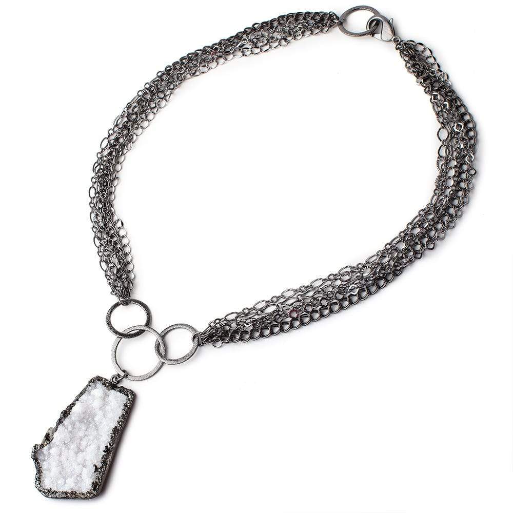 Sparkling Black Gold Drusy Necklace (ONLINE ORDER ONLY)