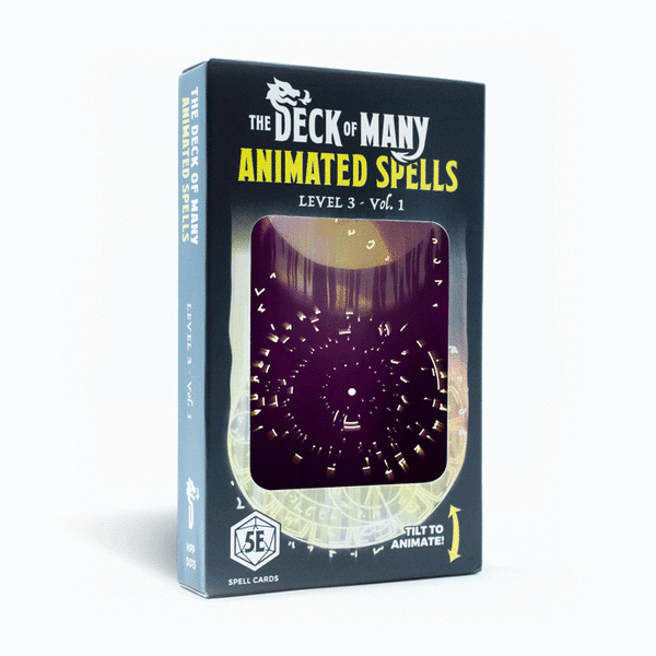 The Deck of Many: Animated Spells - Level 3 Volume 1 (ONLINE ORDER ONLY)