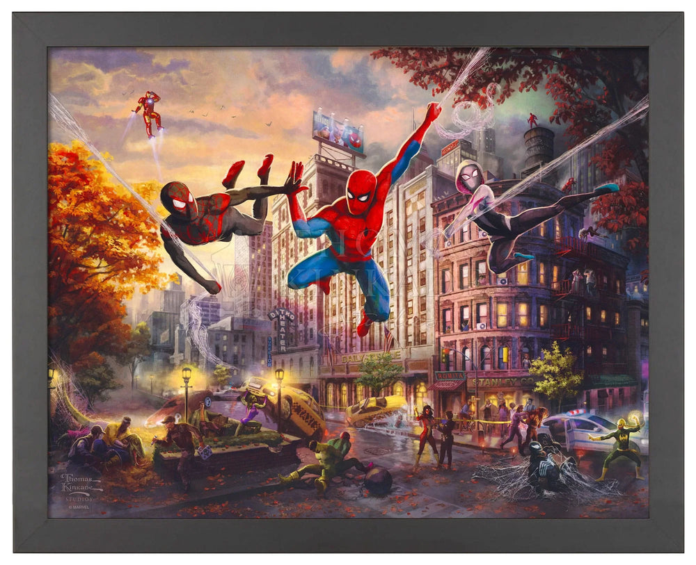 Spider-Man Ultimate Alliance - Marvel Thomas Kinkade Framed Art Print (ONLINE ORDER ONLY)