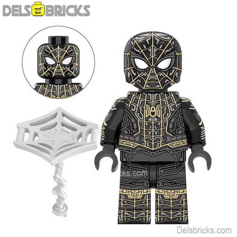 Spider-Man Black & Gold Spider Suit Marvel MCU Minifigures (ONLINE ORDER ONLY)