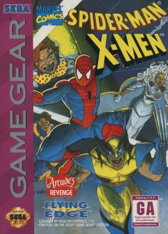 Spiderman X-Men Arcade's Revenge (Sega Game Gear) (ONLINE ORDER ONLY)