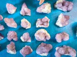 Ethically Sourced Spirit Amethyst Quartz Clusters, Cactus Quartz (ONLINE ORDER ONLY)