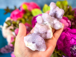 Ethically Sourced Spirit Amethyst Quartz Clusters, Cactus Quartz (ONLINE ORDER ONLY)