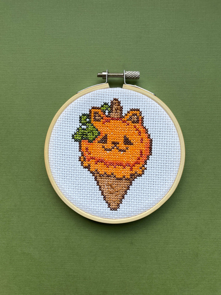 Spot Colors - Spooky Sweets by Bumbleberry Hollows Cross Stitch Kit (ONLINE ORDER ONLY)