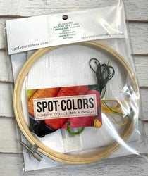 My Cat is an Asshole Cross Stitch Kit – Funny Gift for Cat Lovers (6”) (ONLINE ORDER ONLY)
