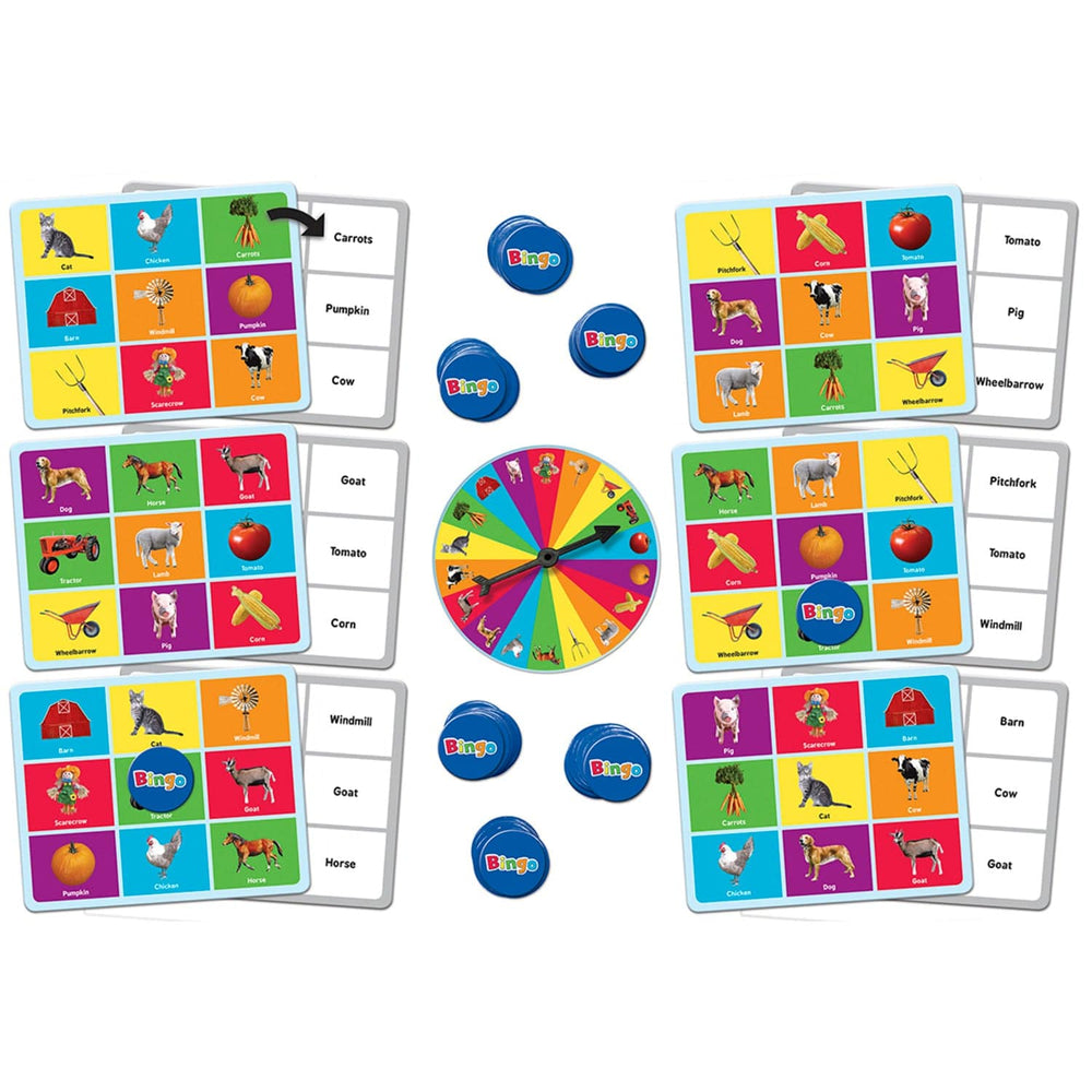 Educational - Farm Bingo Game