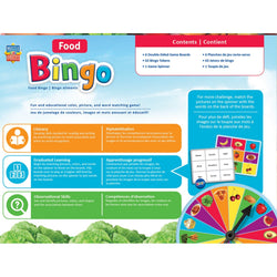Educational - Food Bingo Game