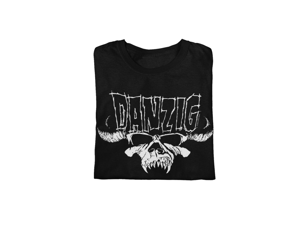 Danzig - Logo Skull Jumbo Print T-Shirt [] (ONLINE ORDER ONLY)