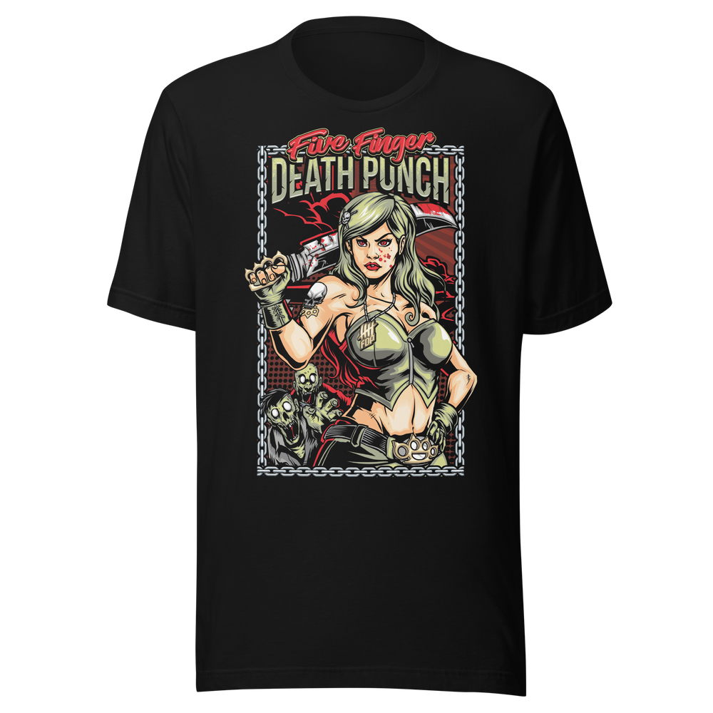 Five Finger Death Punch Machete T-Shirt [] (ONLINE ORDER ONLY)