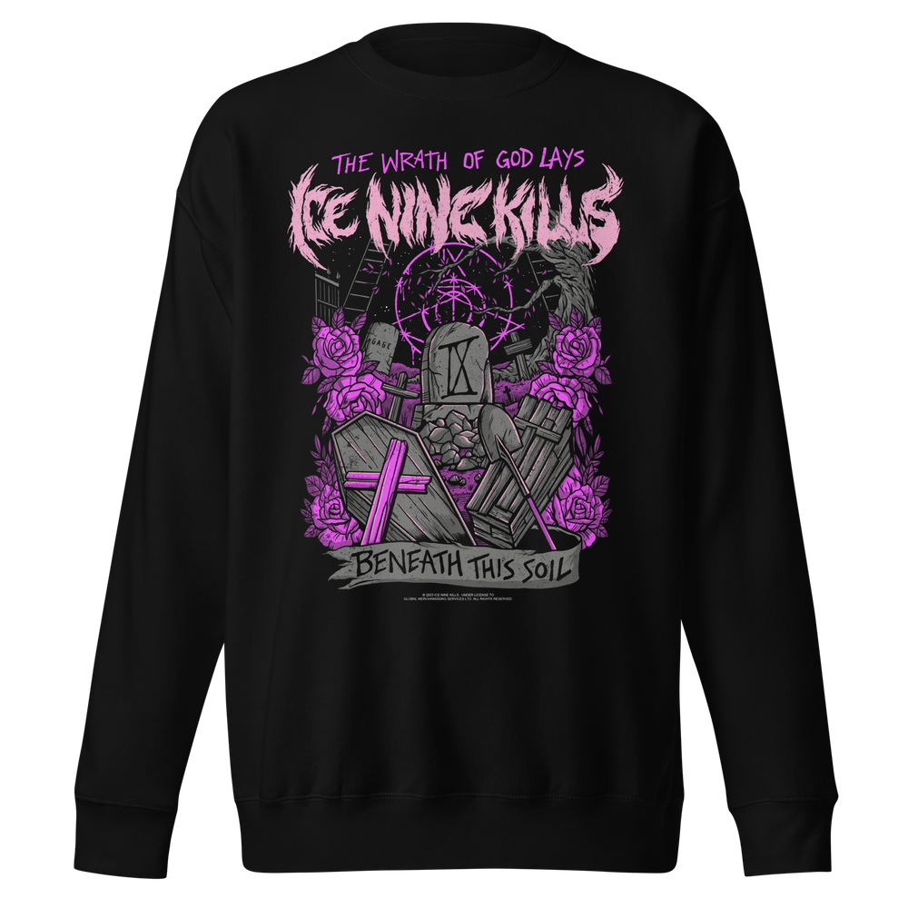 Ice Nine Kills Purple Wrath Jumbo Print Sweatshirt [] (ONLINE ORDER ONLY)