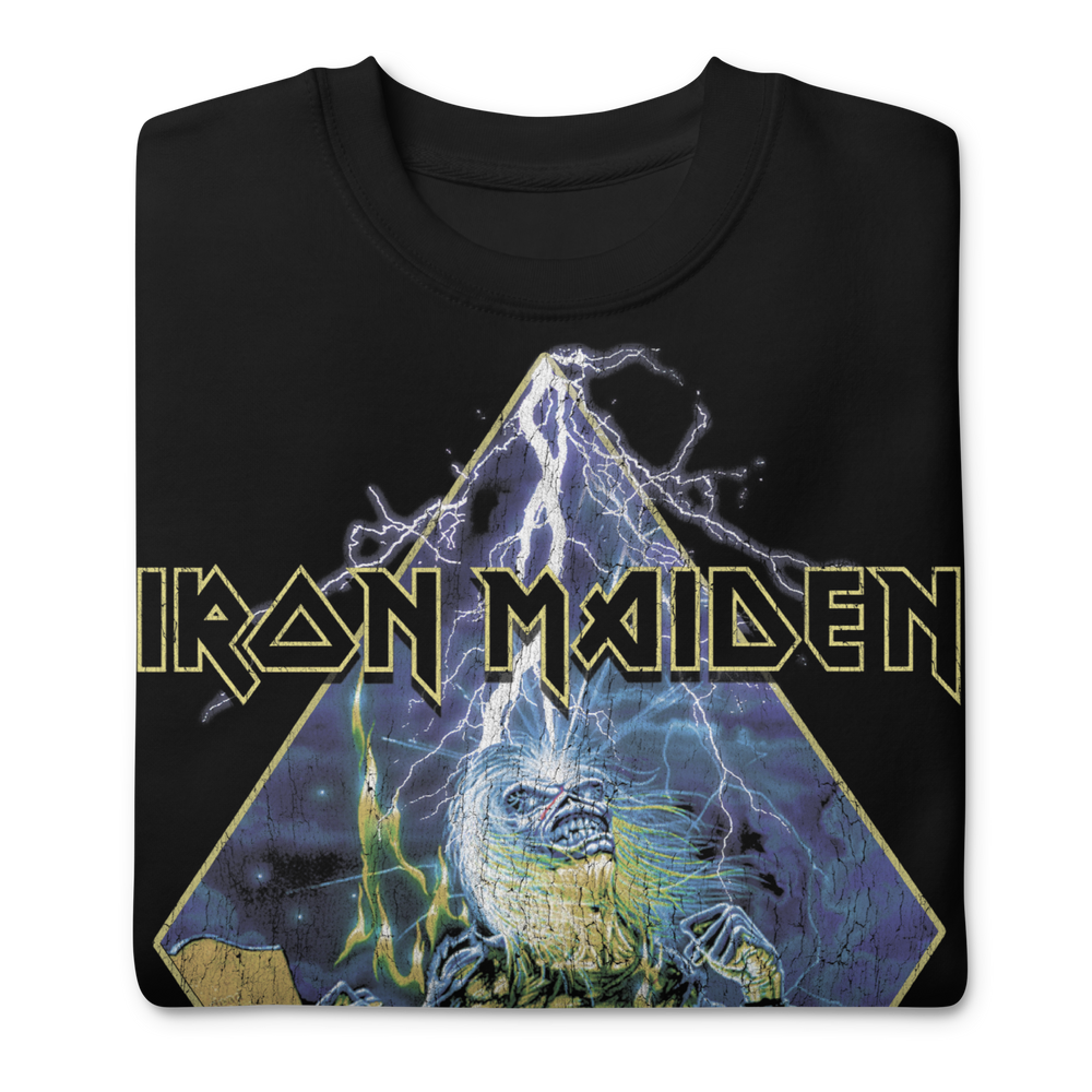 Iron Maiden - Lightning Jumbo Print Sweatshirt [] (ONLINE ORDER ONLY)