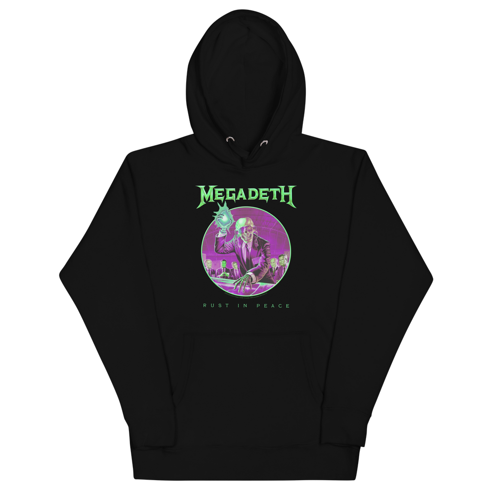 Megadeth Green Rust Classic Hoodie [Apparel] (ONLINE ORDER ONLY)