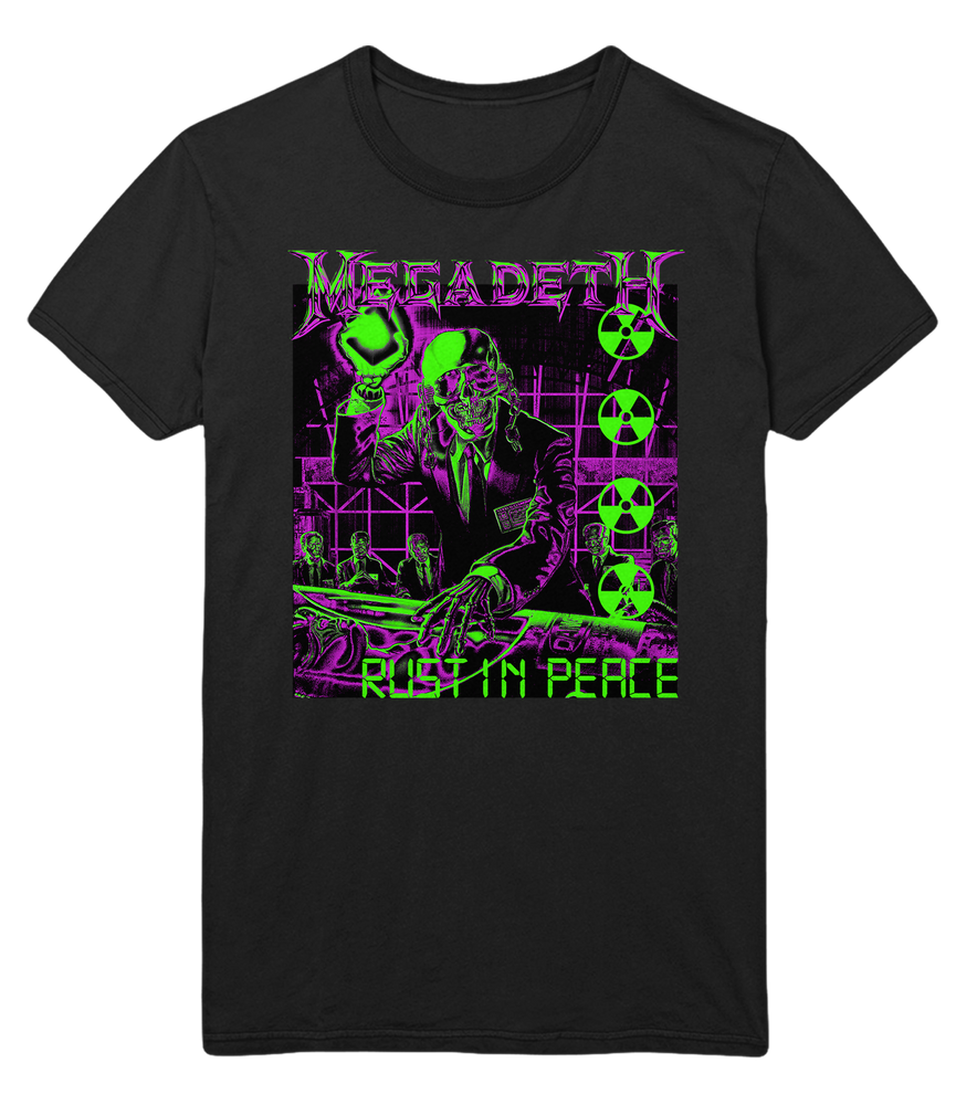 Megadeth Neon Rust Jumbo Print T-Shirt [] (ONLINE ORDER ONLY)