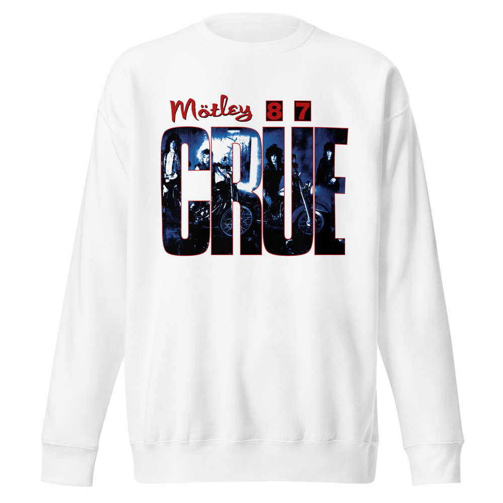 Motley Crue - 1987 Tour Vintage Jumbo Print Sweatshirt [Apparel] (ONLINE ORDER ONLY)