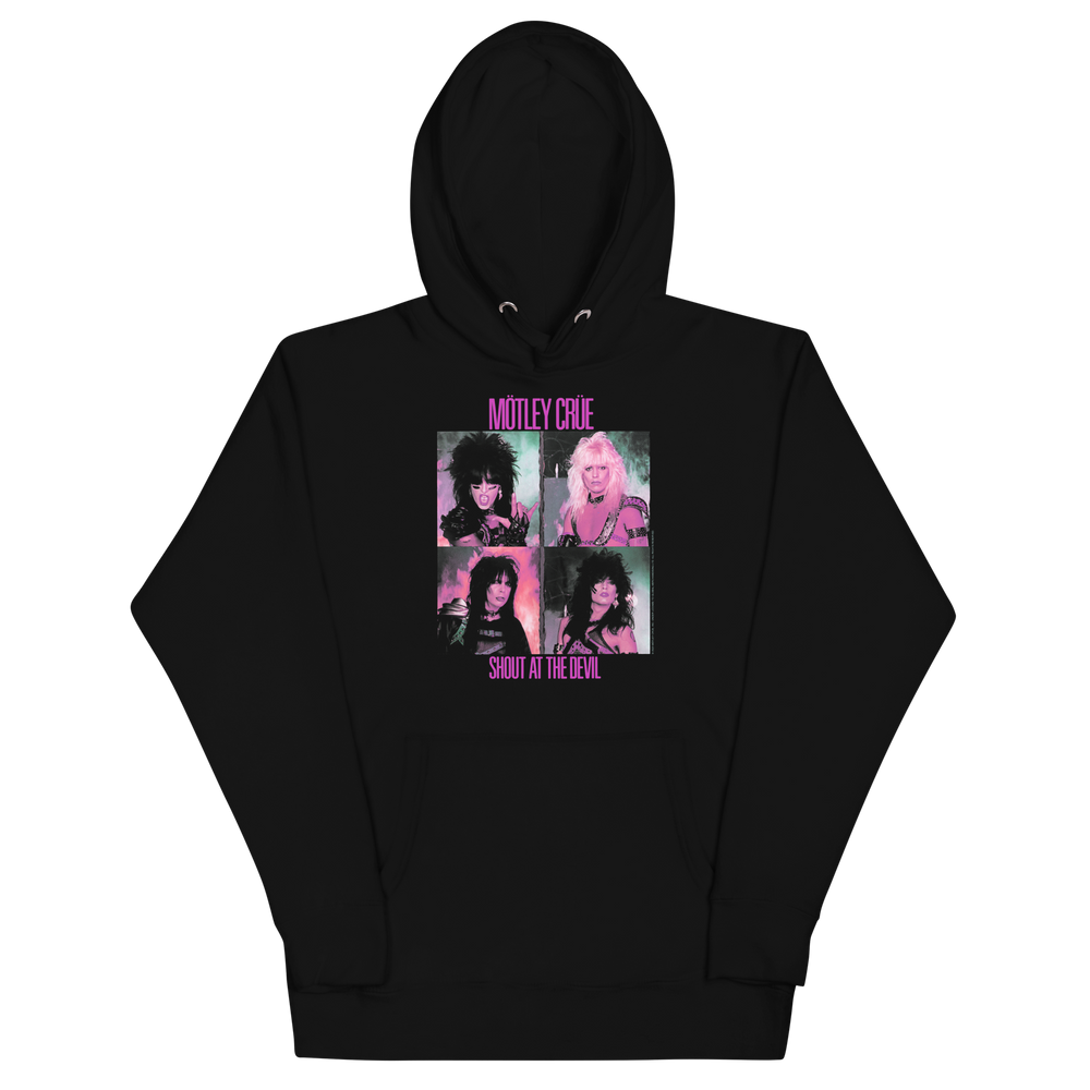 Motley Crue Pink Shout Classic Hoodie [] (ONLINE ORDER ONLY)