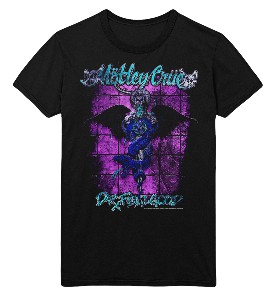 Motley Crue Pop Dr. Feelgood Jumbo Print T-Shirt [] (ONLINE ORDER ONLY)